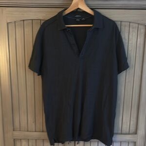 Hugo Boss Navy Blue Casual Button Down Shirt